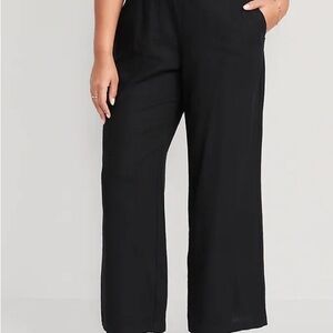 Old Navy Black Stretch Waist Trousers